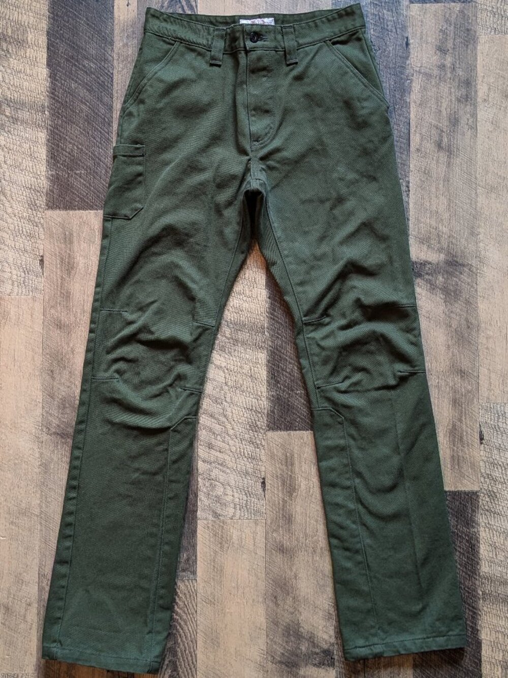 Filson Work Pants Green Heavyweight Cotton Jeans